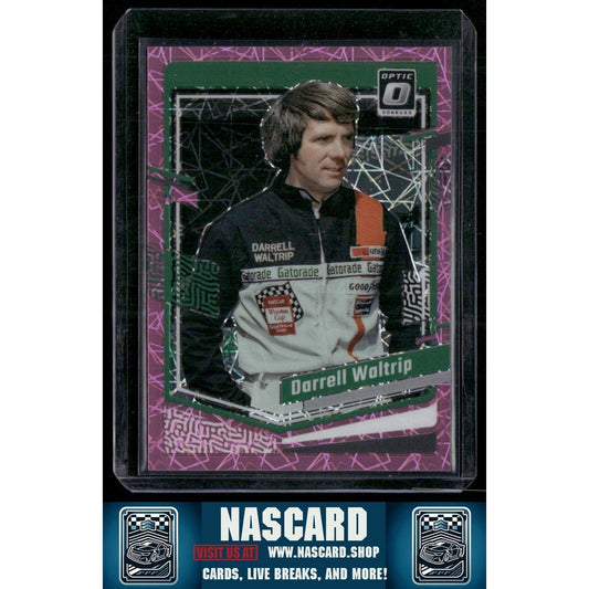 2024 Donruss #21 Darrell Waltrip Optic Pink Velocity #/79