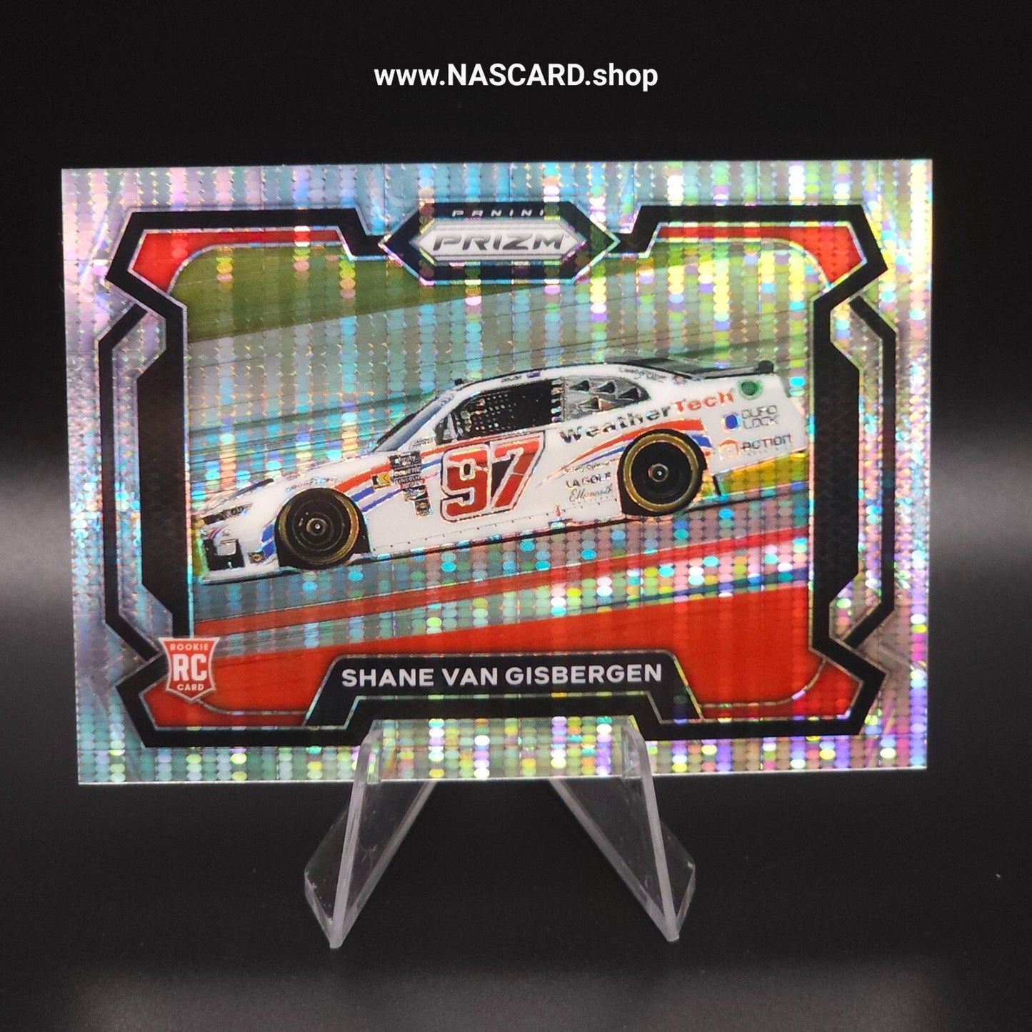 2024 Panini Prizm Base Rides Shane Van Gisbergen #87 Pulsar Prizm /399 (RC)