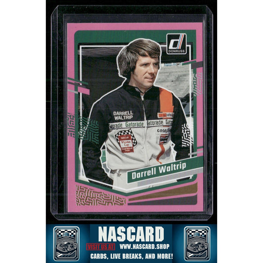 2024 Donruss #21 Darrell Waltrip Pink #/25