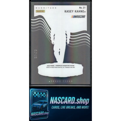 2023 Panini Chronicles #21 Kasey Kahne Magnitude Gold #/10