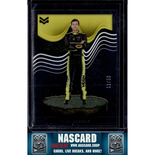 2023 Panini Chronicles #11 Ryan Blaney Magnitude Blue - NASCARD.shop