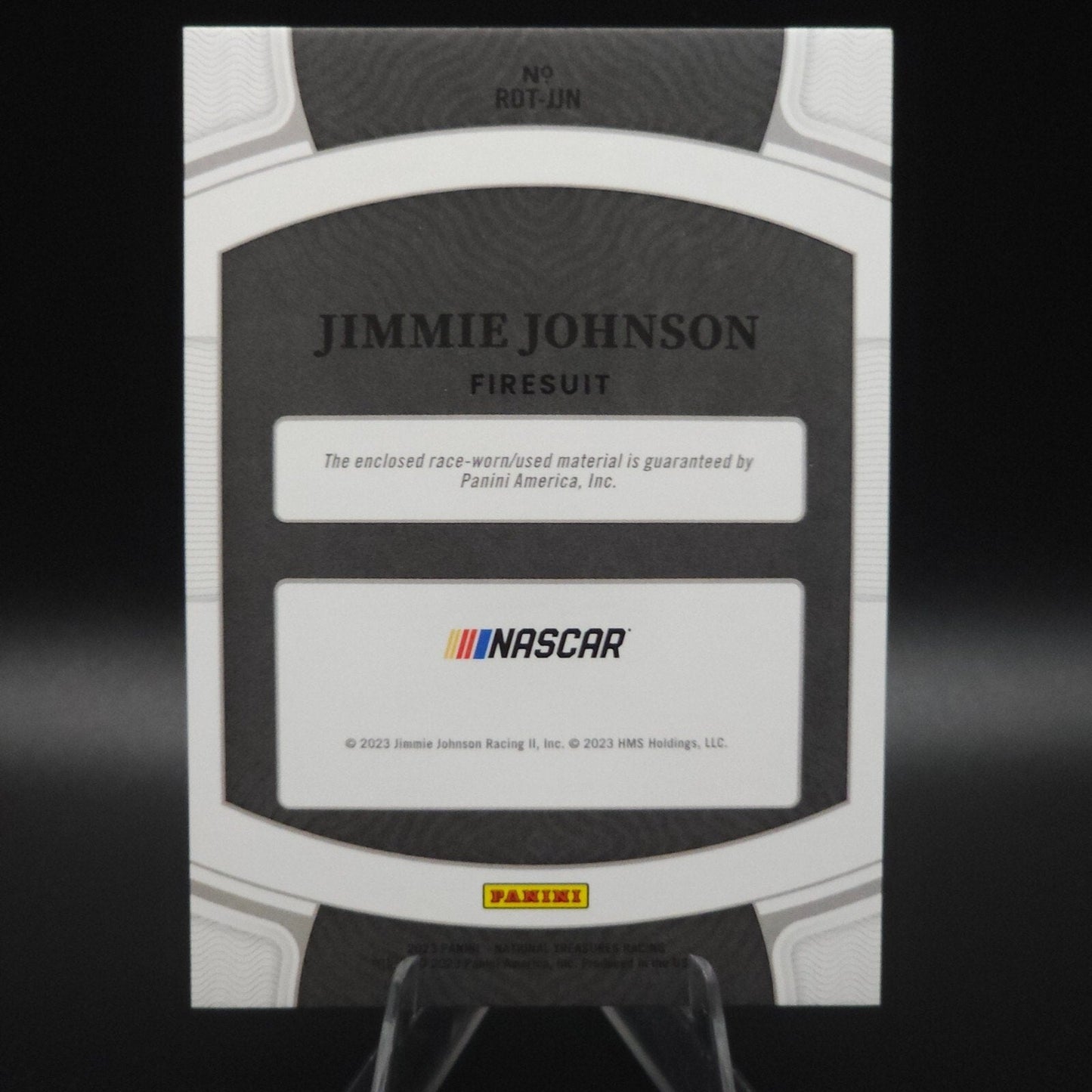 2023 National Treasures Race Day Treasures Jimmie Johnson Firesuits Prime /10 - NASCARD.shop