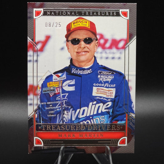 2023 National Treasures Treasured Drivers #TD12 Mark Martin /25 NASCARD.shop