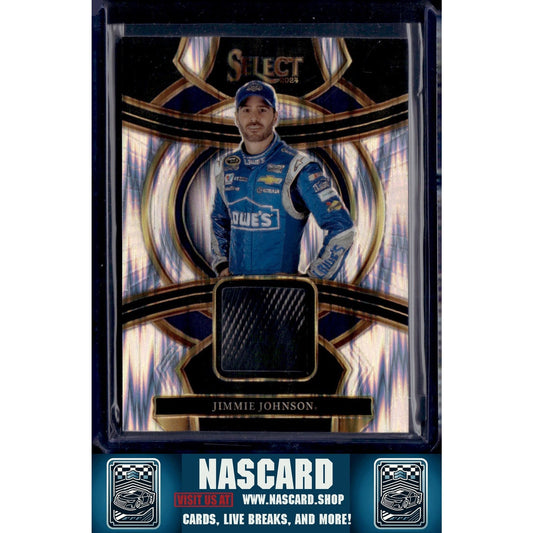 2024 Panini Select #SS-JJN Jimmie Johnson Selective Swatches Flash Prizms - NASCARD.shop
