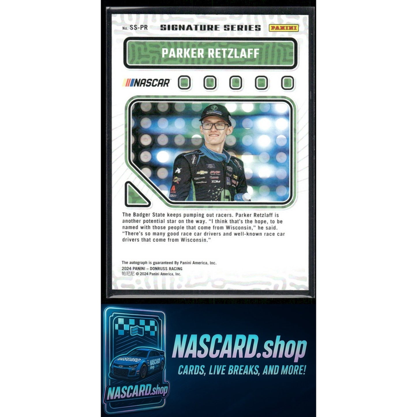 2024 Donruss #SS-PR Parker Retzlaff Signature Series