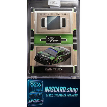2025 Panini Turn Four Racing #SWS-RTX Ryan Truex Sheet Metal Swatches #/75