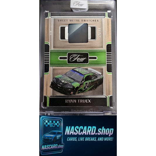 2025 Panini Turn Four Racing #SWS-RTX Ryan Truex Sheet Metal Swatches #/75