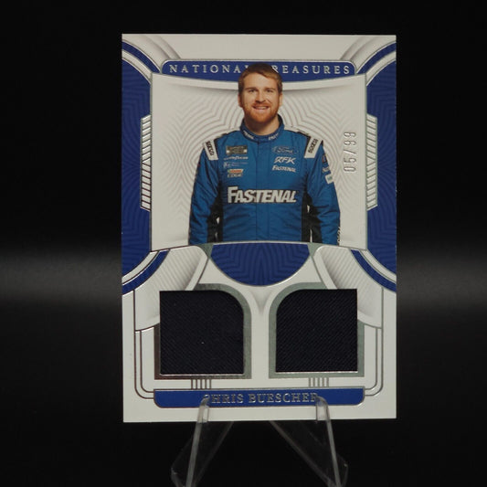 2023 National Treasures Dual Race Used Firesuit #DRU-CBS Chris Buescher 05/99