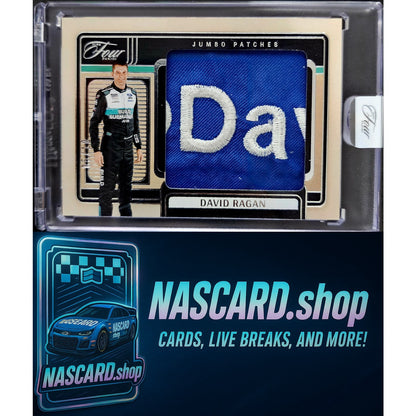 2025 Panini Turn Four Racing #JP-BRG David Ragan Jumbo Patches #/10