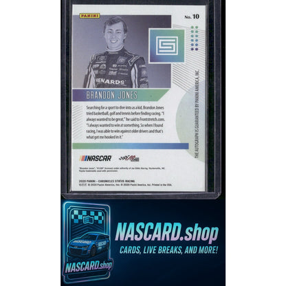2020 Panini Chronicles #10 Brandon Jones Status Autographs #/300