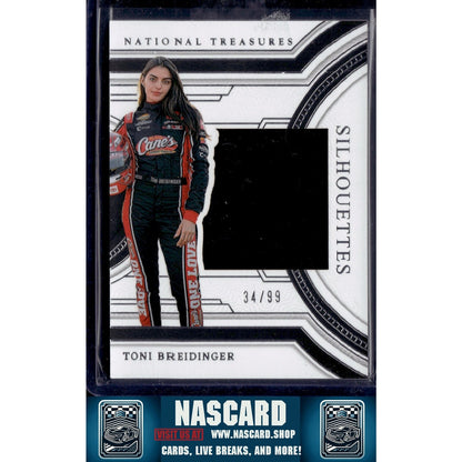 2024 Panini National Treasures #SS-TBG Toni Breidinger Silhouettes - NASCARD.shop