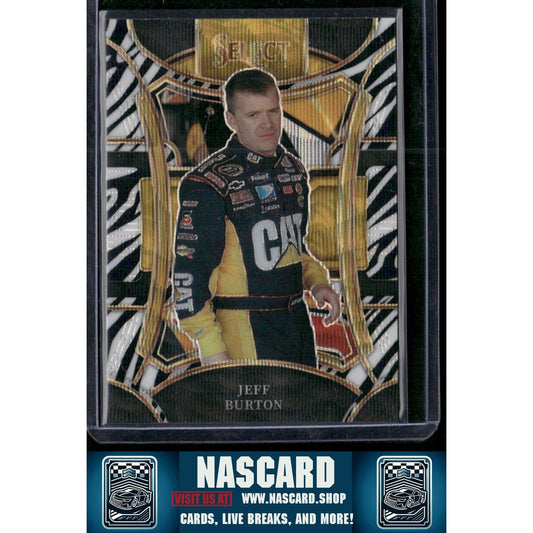 2024 Panini Select #267 Jeff Burton Zebra Prizms