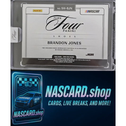 2025 Panini Turn Four #SH-BJN Brandon Jones Shoes #/99