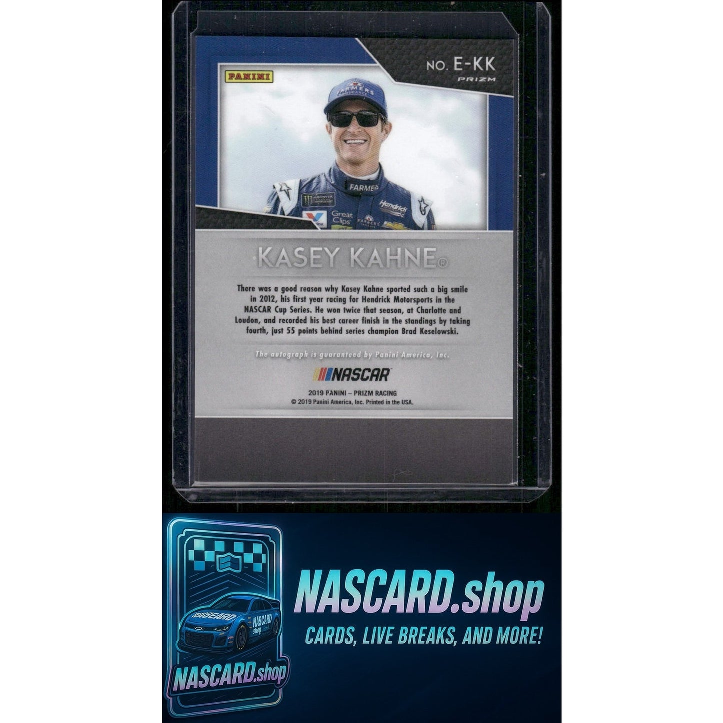 2019 Panini Prizm #E-KK Kasey Kahne Endorsements Prizm