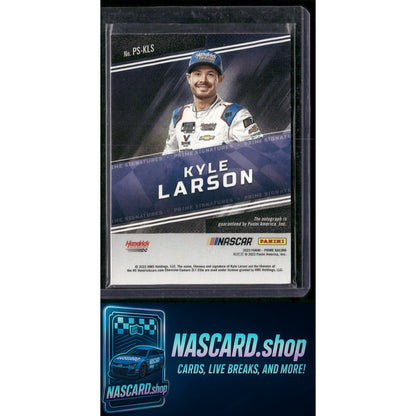 2023 Panini Prime #PS-KLA Kyle Larson Prime Signatures Red #/25