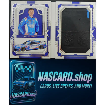 2024 Panini National Treasures #JB-KLN Kyle Larson Jumbo Booklet Tire #/25