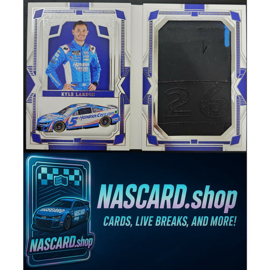 2024 Panini National Treasures #JB-KLN Kyle Larson Jumbo Booklet Tire #/25