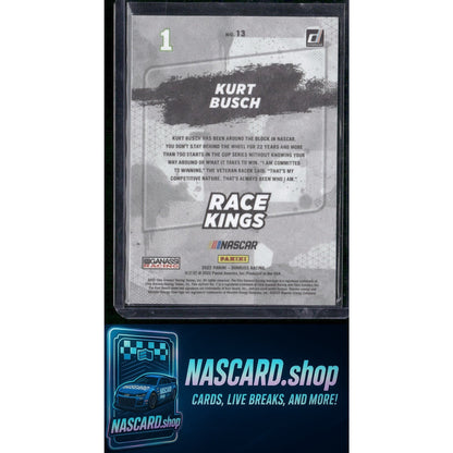 2022 Donruss #13 Kurt Busch Top 5 #/5