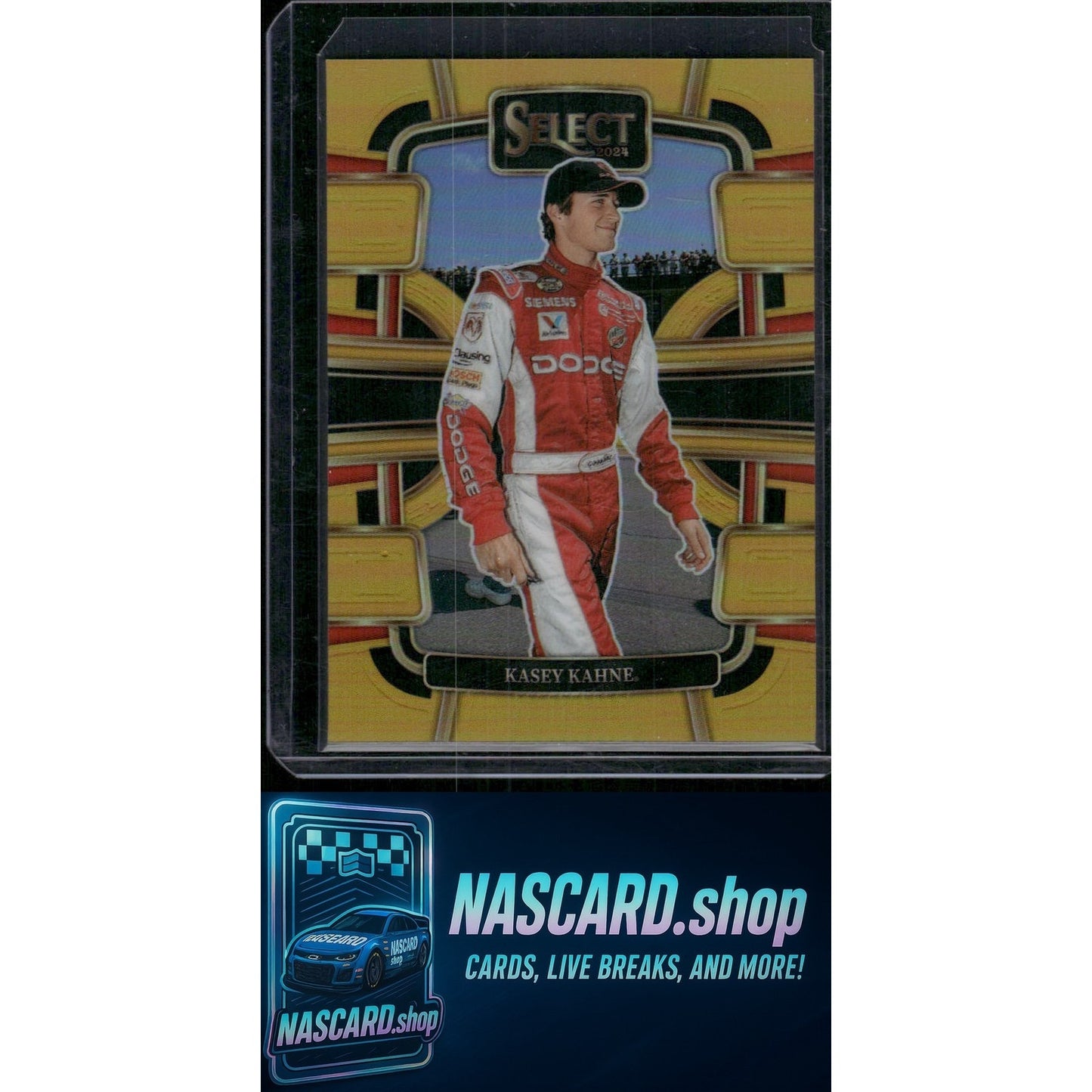 2024 Panini Select #94 Kasey Kahne Gold Prizms #/10