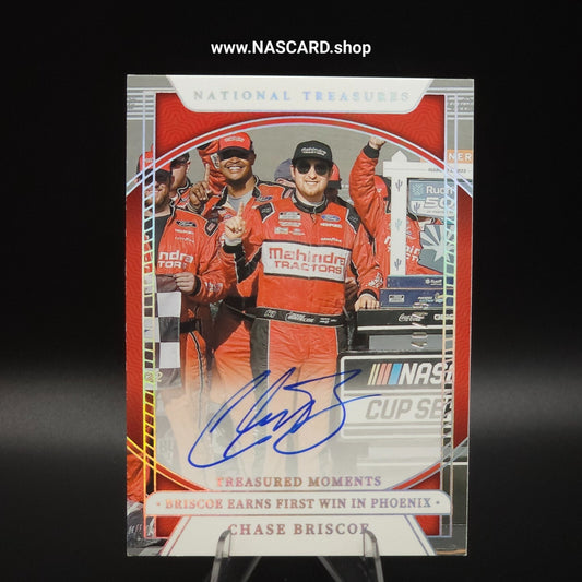 2024 National Treasures Treasured Moments Signatures Silver Chase Briscoe /49