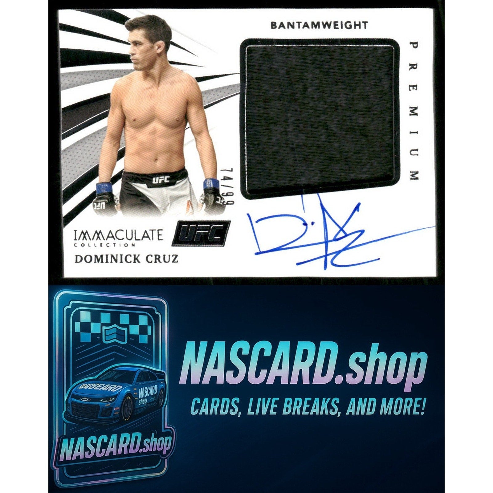 2021 Immaculate Collection UFC Dominick Cruz Premium Memorabilia Autographs #/99 - NASCARD.shop