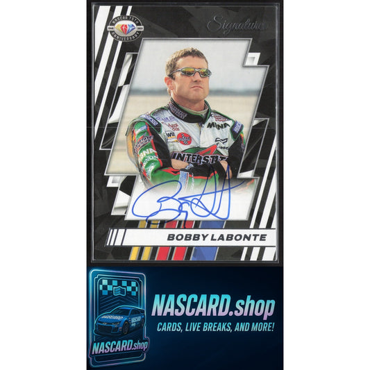 2023 Panini Prizm #75-BL Bobby Labonte NASCAR 75th Anniversary Signatures