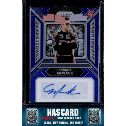 2024 Panini Prizm #SS-CMK Connor Mosack Sensational Signatures Blue #/49 - NASCARD.shop