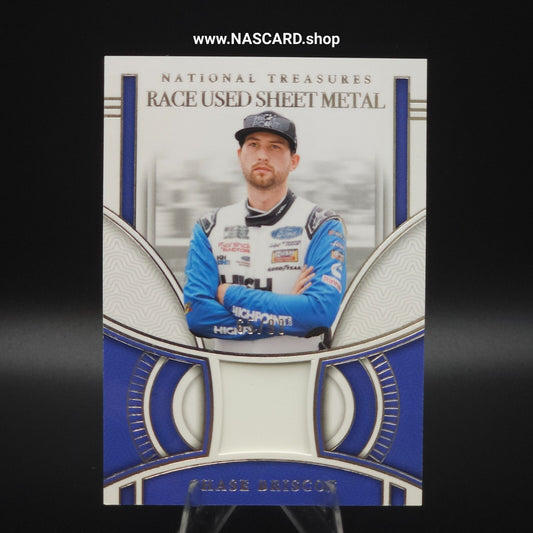 2024 National Treasures Race Used Sheet Metal Chase Briscoe /99