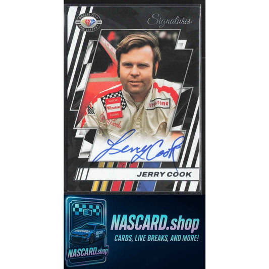 2023 Panini Prime #75-JC Jerry Cook NASCAR 75th Anniversary Signatures