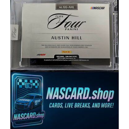 2025 Panini Turn Four #GG-AHL Austin Hill Guarded Graphs Red #/10