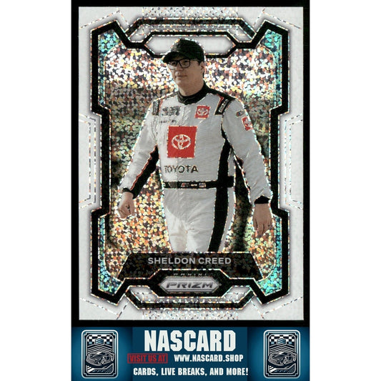 2024 Panini Prizm - Sheldon Creed #19 White Sparkle Prizm