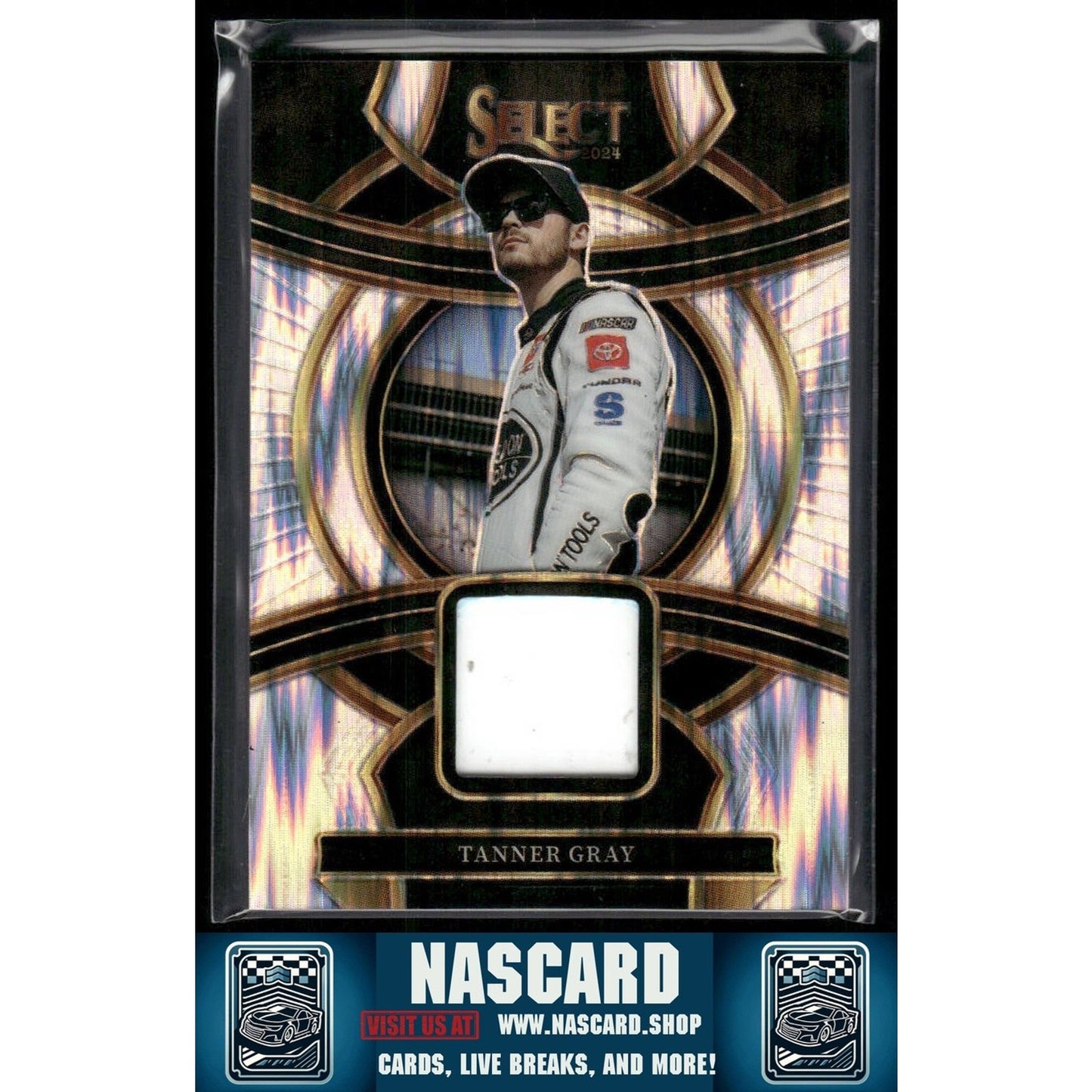 2024 Panini Select #SS-TAG Tanner Gray Selective Swatches Flash Prizms - NASCARD.shop