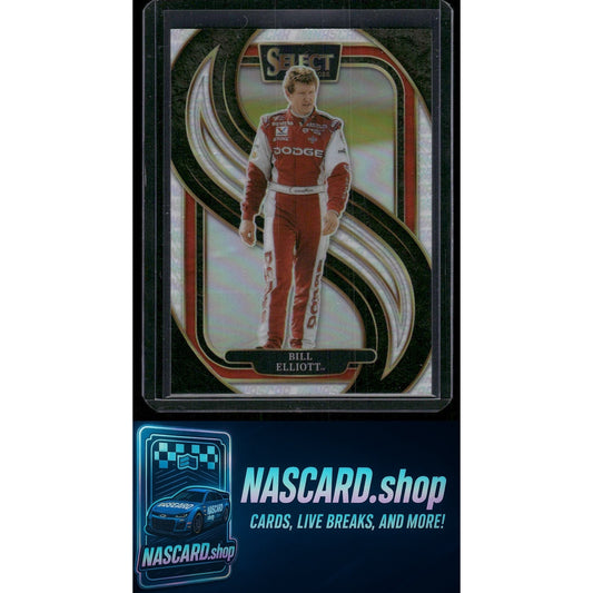 2025 Panini Select #258 Bill Elliott Silver NASCAR Logo