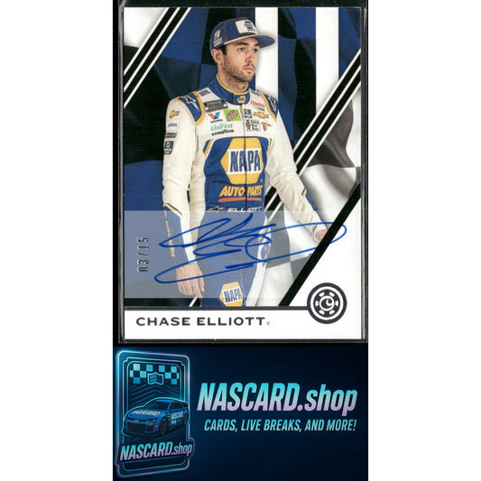 2020 Panini Chronicles #7 Chase Elliott Chronicles Autographs #/15