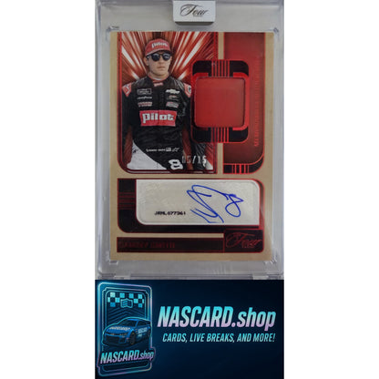 2025 Panini Turn Four #MA-SST Sammy Smith Memorabilia Autographs Red #/15