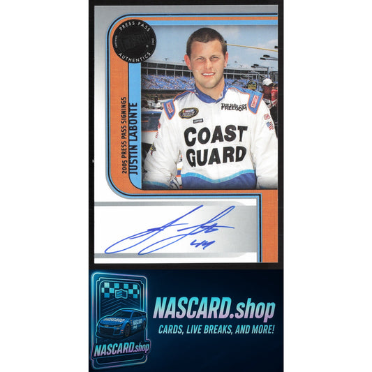 2005 Press Pass #NNO Justin Labonte Signings