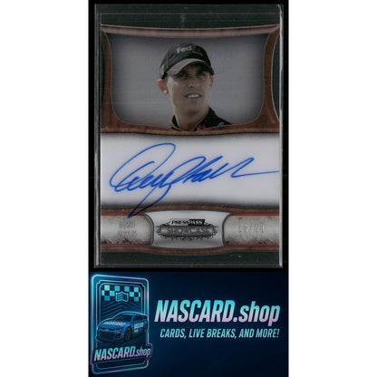 2011 Press Pass Showcase #EEI-DH Denny Hamlin Elite Exhibit Ink #/50 - NASCARD.shop
