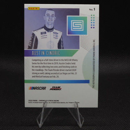 2020 Panini Chronicles Racing Status Autographs #1 Austin Cindric /300
