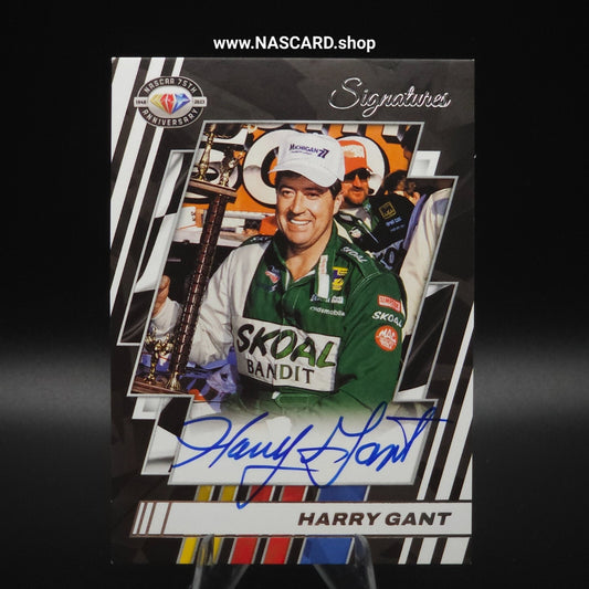 2023 Panini Prizm - Nascar 75th Anniversary Signatures Harry Gant #75-HG (AU)