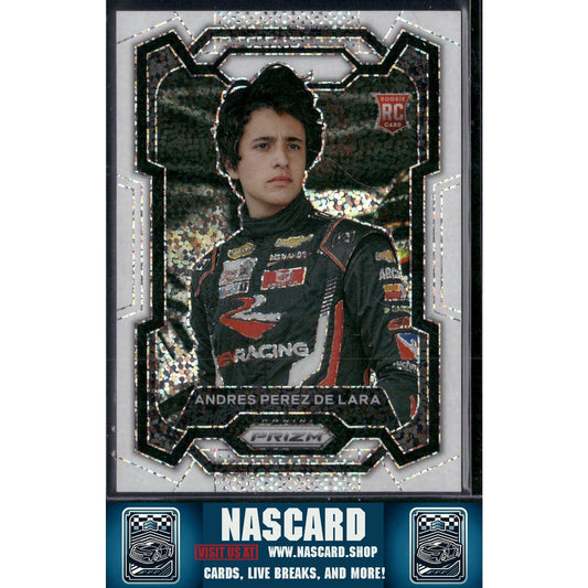 2024 Panini Prizm #8 Andres Perez De Lara White Sparkle