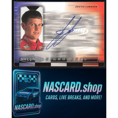 2000 Maxximum #JL Justin Labonte Signatures