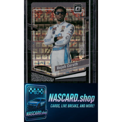 2024 Donruss #32 Rajah Caruth Optic Black Pandora - NASCARD.shop
