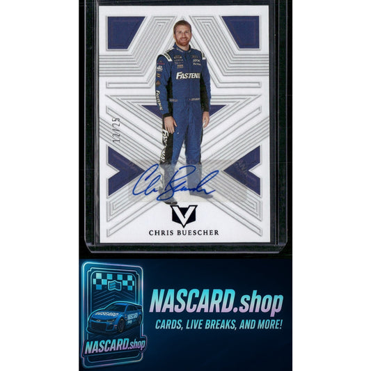 2023 Panini Chronicles #2 Chris Buescher Vertex Purple #/25