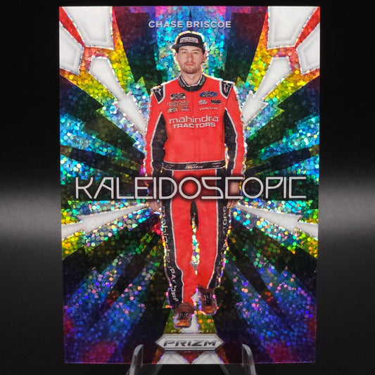 2023 Panini Prizm - Kaleidoscopic Chase Briscoe #K19 White Sparkle Prizm