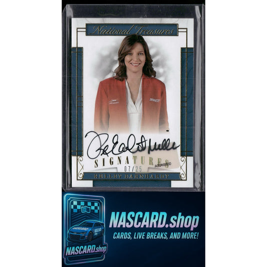2017 Panini National Treasures #S-KE Kelley Earnhardt Signatures Gold #/25 - NASCARD.shop