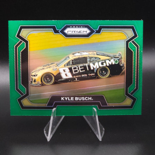 2024 Panini Prizm Racing Rides Green Prizm #57 Kyle Busch