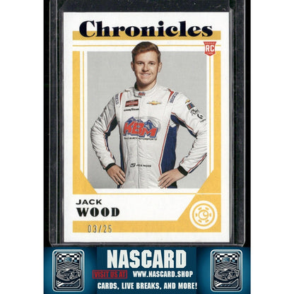 2023 Panini Chronicles #11 Jack Wood Purple #/25 - NASCARD.shop