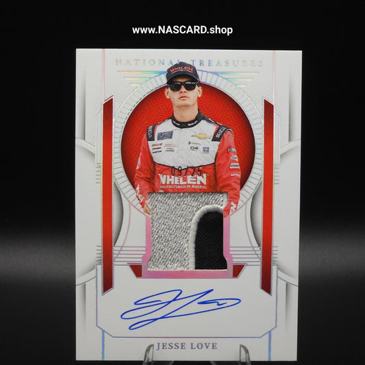 2024 National Treasures Premium Patches Holo Silver Jesse Love /25