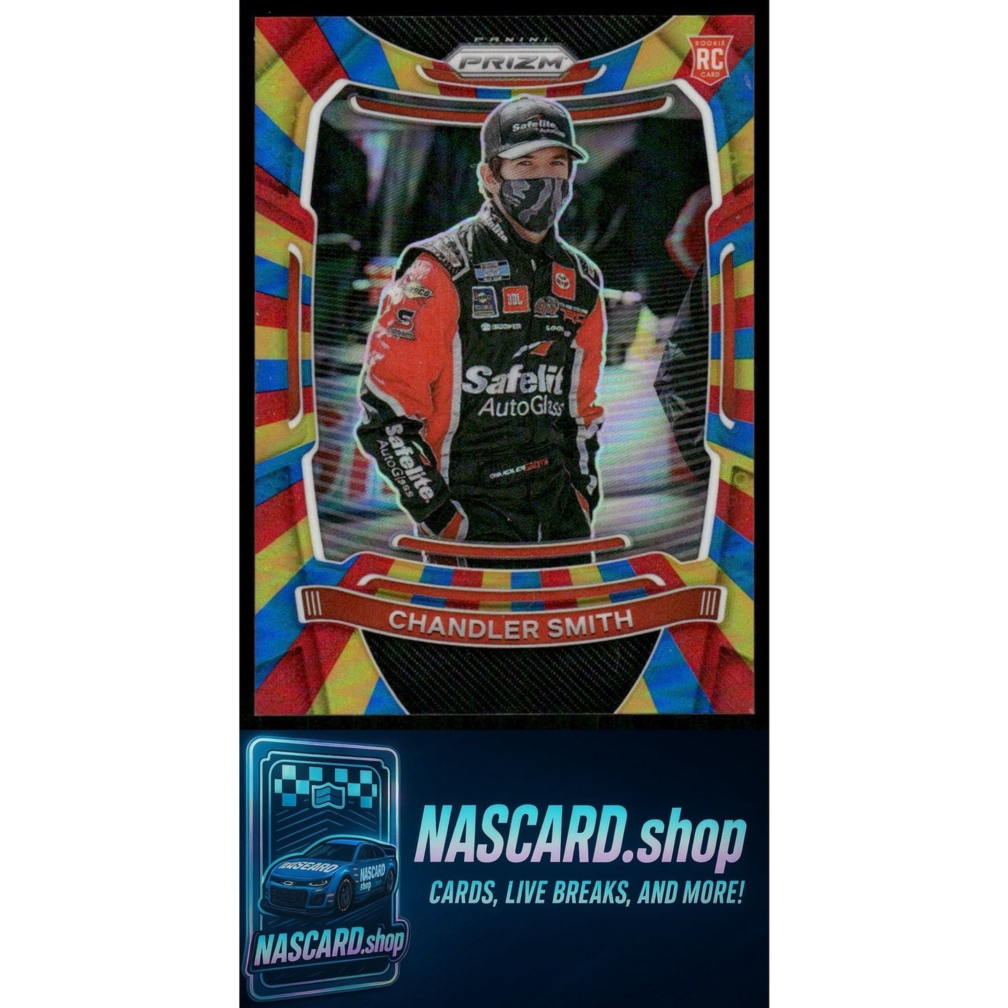 2021 Panini Prizm #30 Chandler Smith Rainbow Prizm #/24 RC