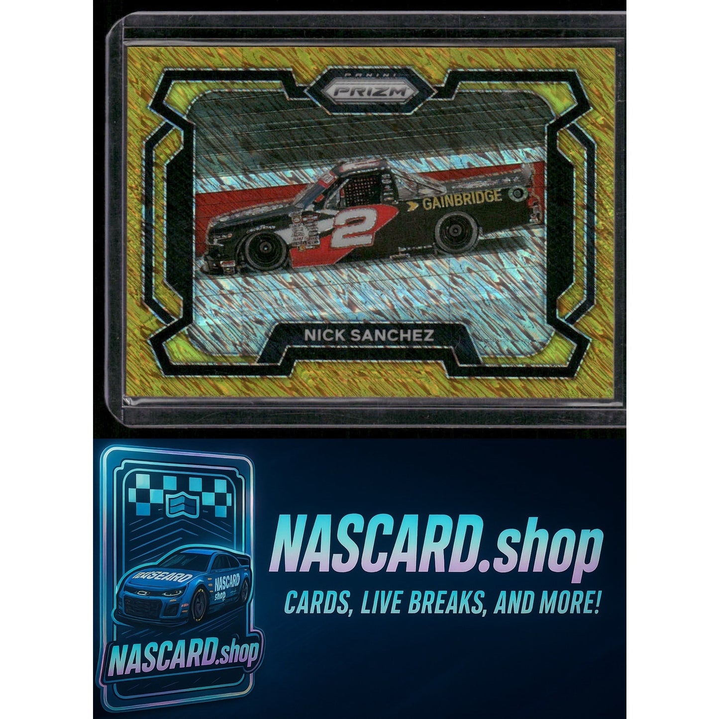 2024 Panini Prizm #28 Nick Sanchez Gold Shimmer #/3
